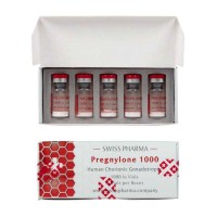 Swiss Pharma Pregnylone HCG 1000IU 5 Vials